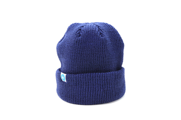 帽子 VALLAD BEANIE CAP blue Beanie Cap | Blue Star Donuts