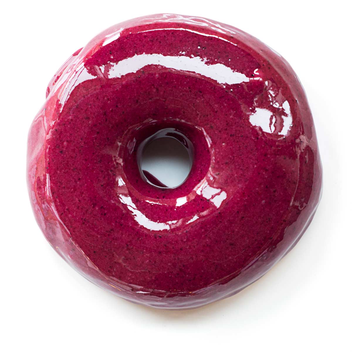 Blueberry bourbon basil doughnut from Blue Star Donuts